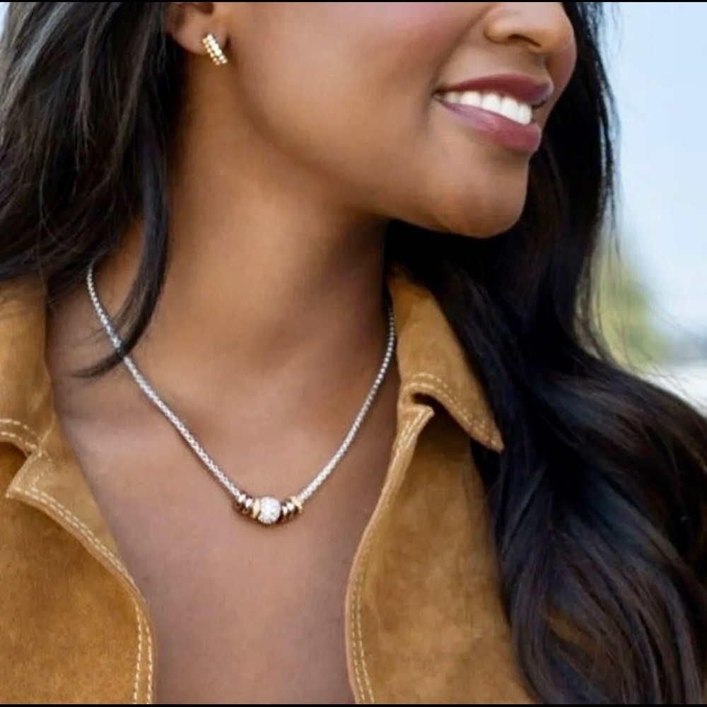 Touchstone Crystal Let It Slide Pendant